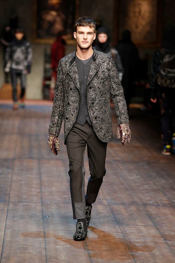 MFW: Fierce, Glam Fashion From Dolce & Gabbana AW14 | Vee Travels