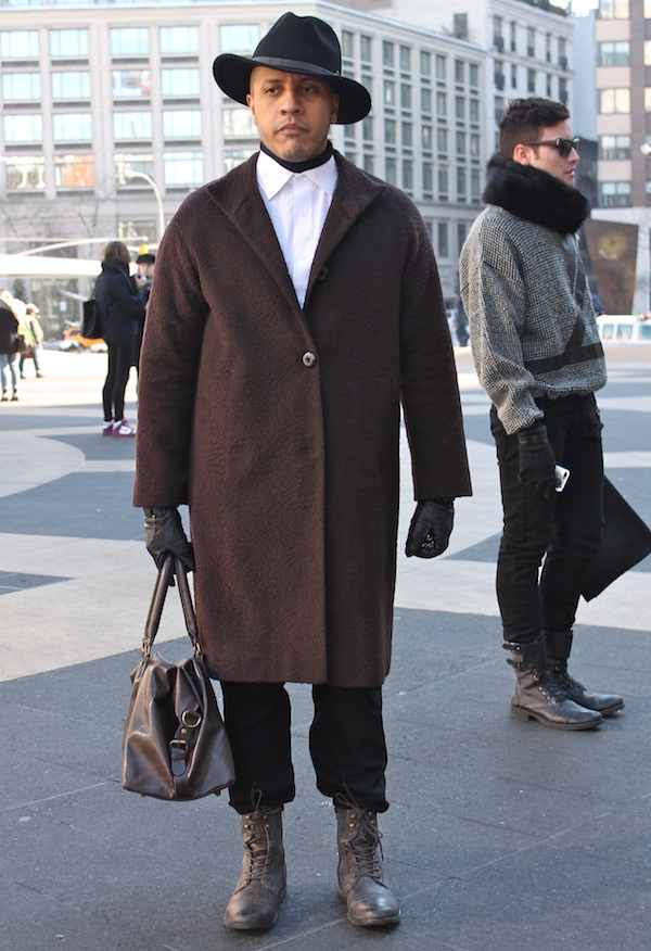 Street Style: Men’s Fur Coats, Accessories & Chic Looks From NYFW F/W ...